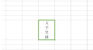 表格里的字怎么竖着？Excel表格文字竖着排列的设置方法