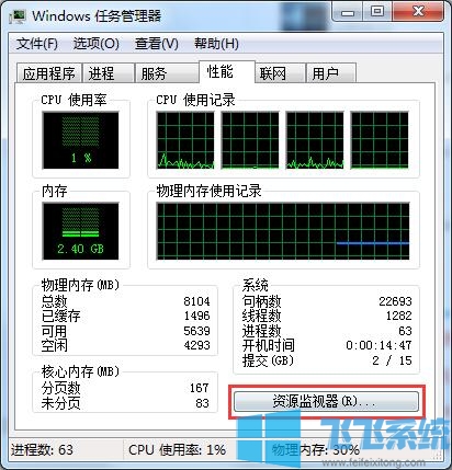 Win7怎么查看CPU使用率？Win7系统查看当前CPU使用率的方法