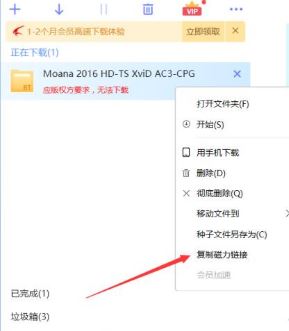 应版权方要求无法下载怎么办?迅雷无法下载版权文件的解决方法