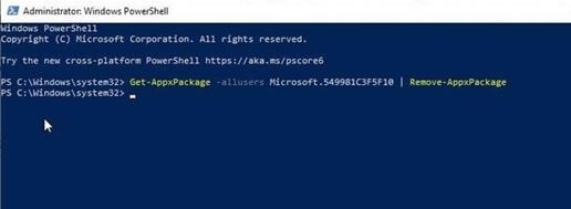 Win10 2004怎么卸载小娜?Win10 2004卸载Cortana的方法