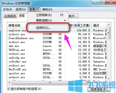 win7系统任务管理器中进程的pid怎么看(已解决)