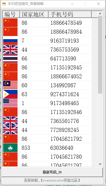 验证码接收平台下载-手机验证码接收工具 v2.0 绿色版