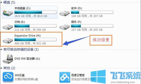 win7系统无法读取U盘中的数据提示需要格式化怎么办(已解决)