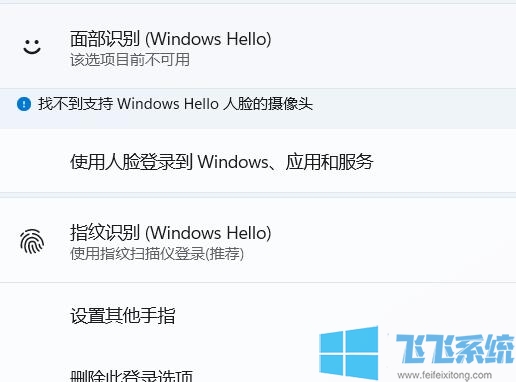 Win11设置密码/PIN码/人脸/指纹的的操作方法