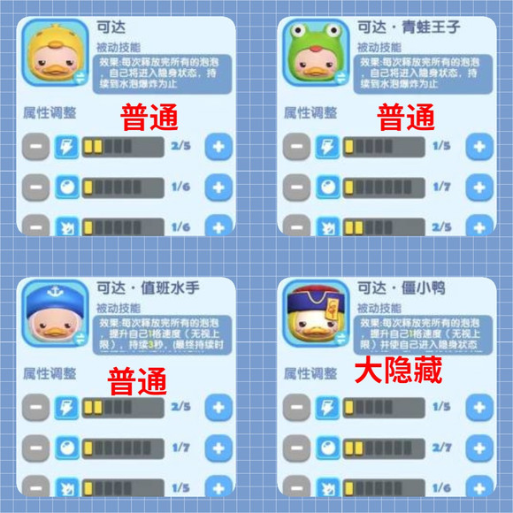 全民泡泡超人角色排行