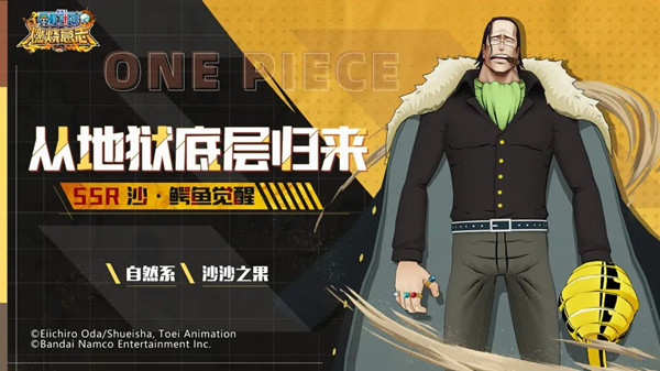 航海王燃烧意志沙鳄鱼觉醒值不值得培养