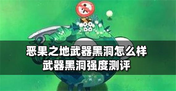 恶果之地武器黑洞怎么样