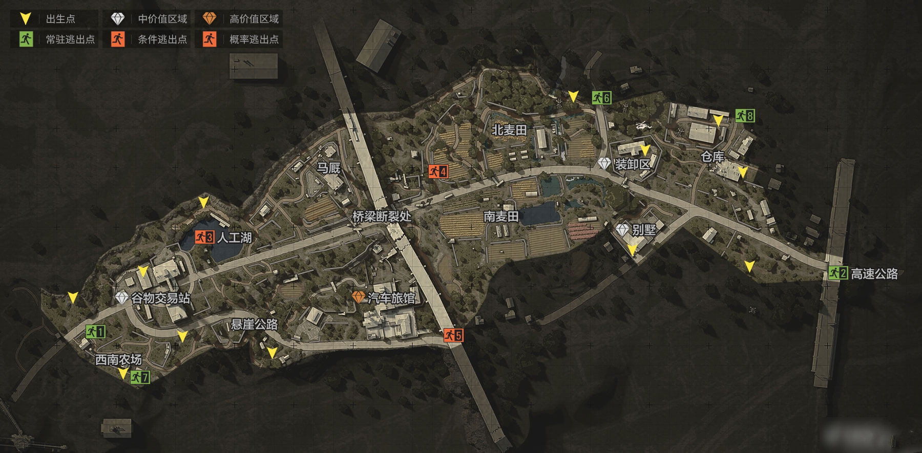 暗区突围哪里资源多