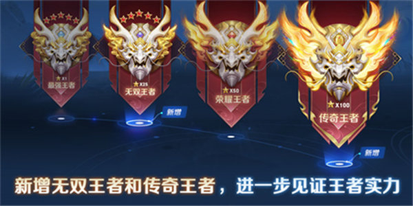 王者荣耀段位排列2022