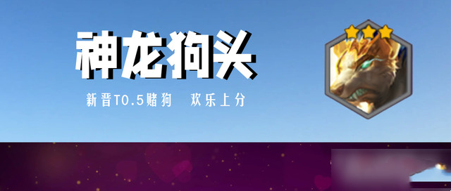 金铲铲之战神龙狗头怎么玩