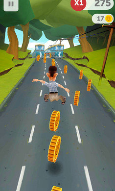 阿甘快跑游戏无限金币版手机苹果下载