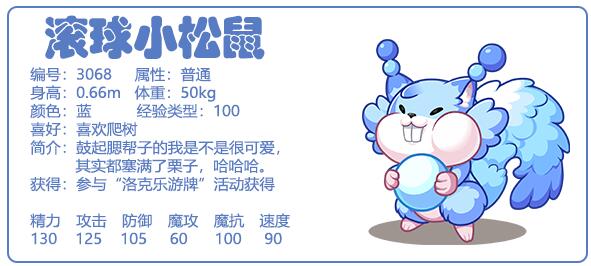 洛克王国滚球小松鼠性格推荐