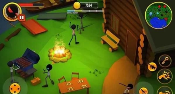 火柴人露营大逃生3D2023安卓下载