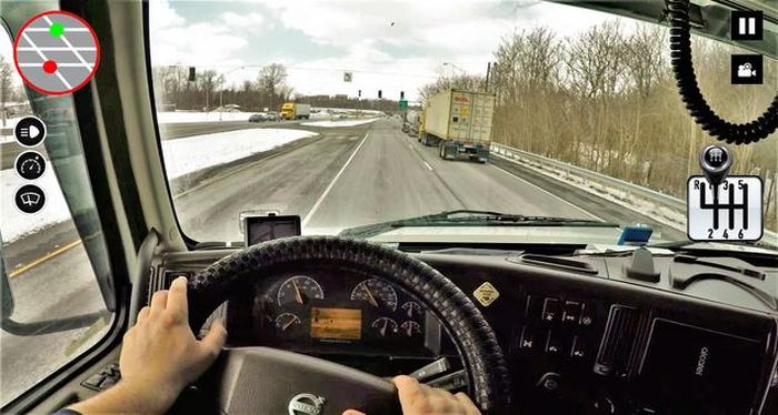 欧洲高速公路重型拖车