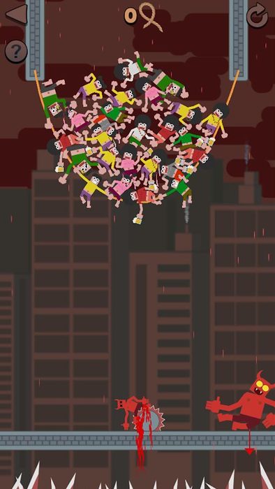 秋季男孩绳索救援下载