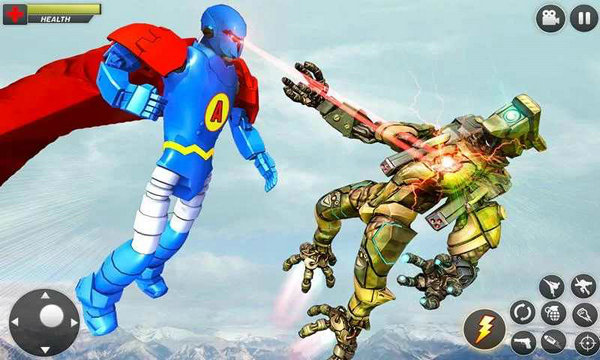 飞行英雄机器人车游戏最新下载免费版