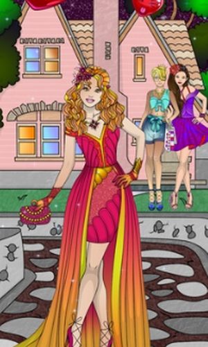 女孩装扮和涂色书最新版