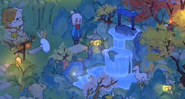 桃源深处有人家二岛怎么布局