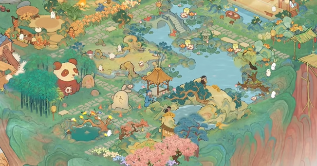 桃源深处有人家二岛怎么布局