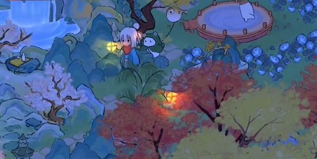 桃源深处有人家二岛怎么布局