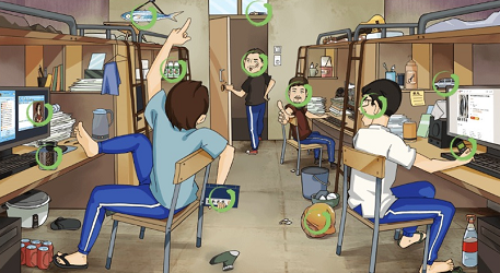 汉字找茬王京嗨校舍玩法 京嗨校舍找出12个热剧元素[附图]