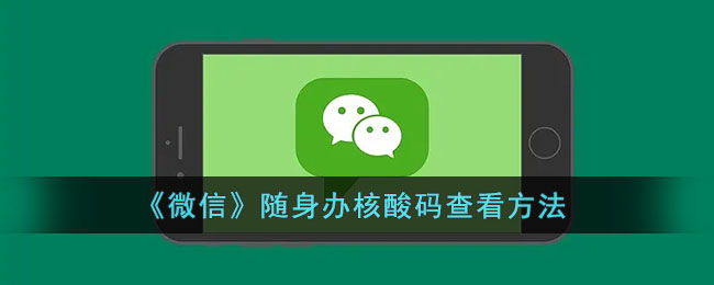 《微信》随申办核酸码查看方法