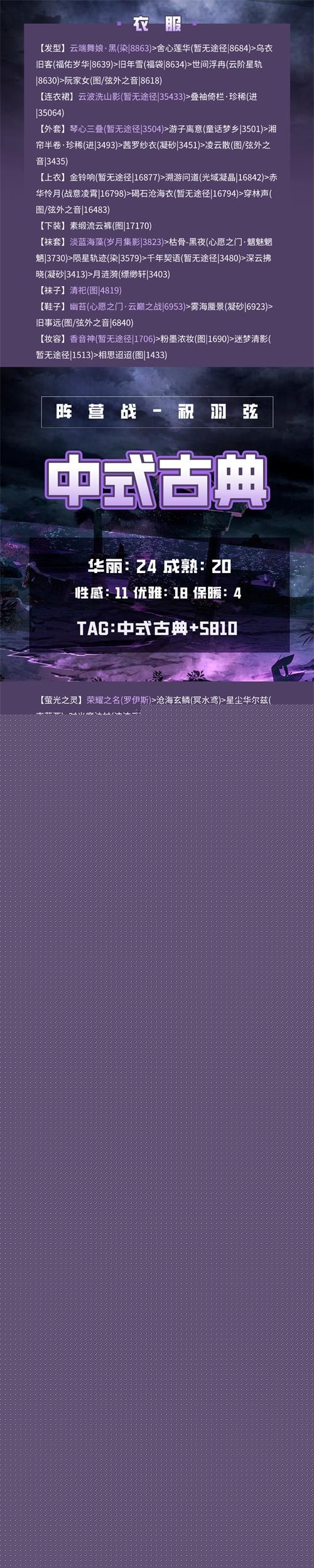 《奇迹暖暖》风云万变中式古典搭配攻略