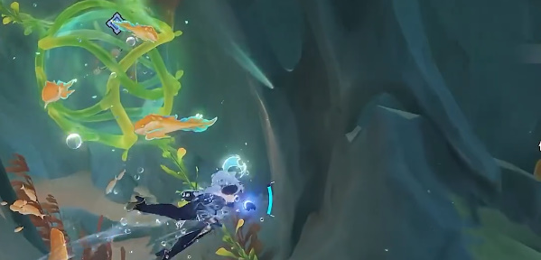 原神怎么斩断海草