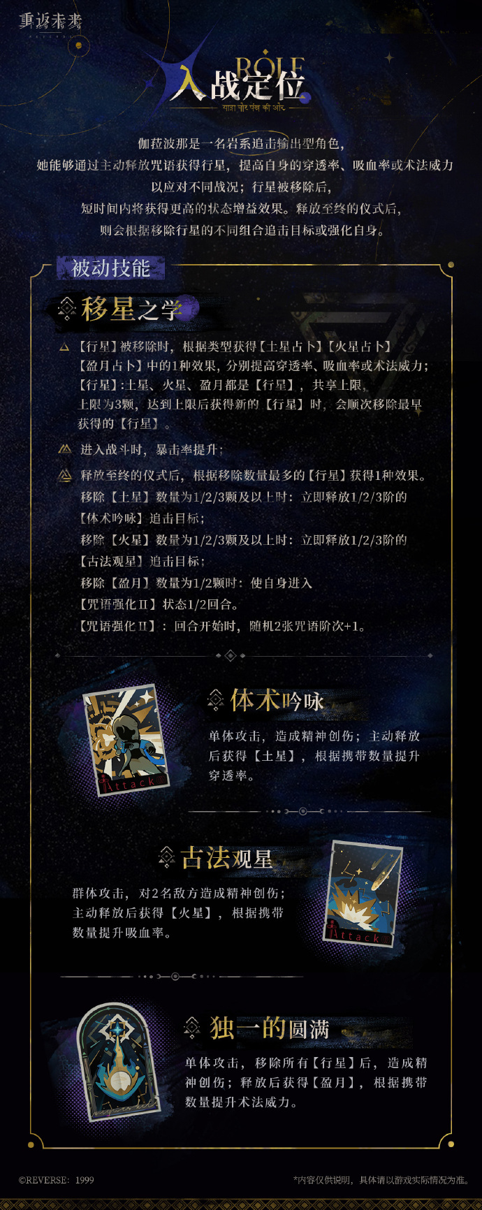 重返未来1999伽拉波那技能介绍_重返未来1999伽拉波那技能有什么