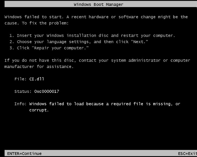电脑无法正常启动