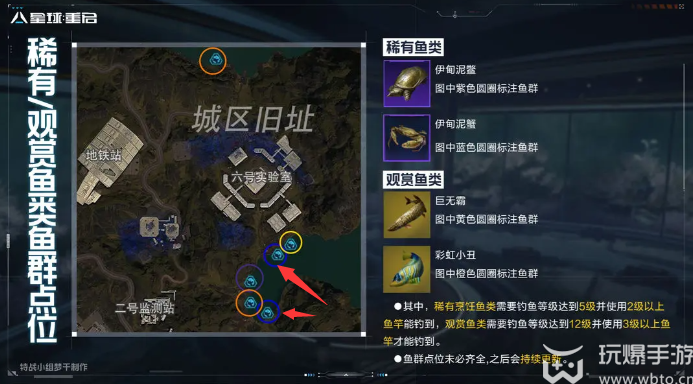 星球重启稀有鱼群在哪