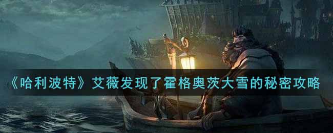 《哈利波特：魔法觉醒》艾薇发现了霍格奥茨大雪的秘密攻略