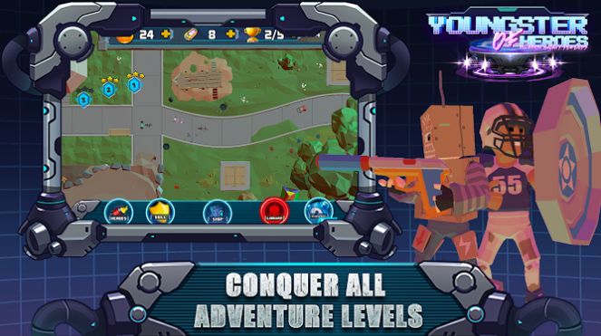 英雄小子入侵银河保卫战安卓版2024下载