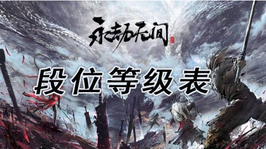 永劫无间段位等级是什么_永劫无间段位等级表