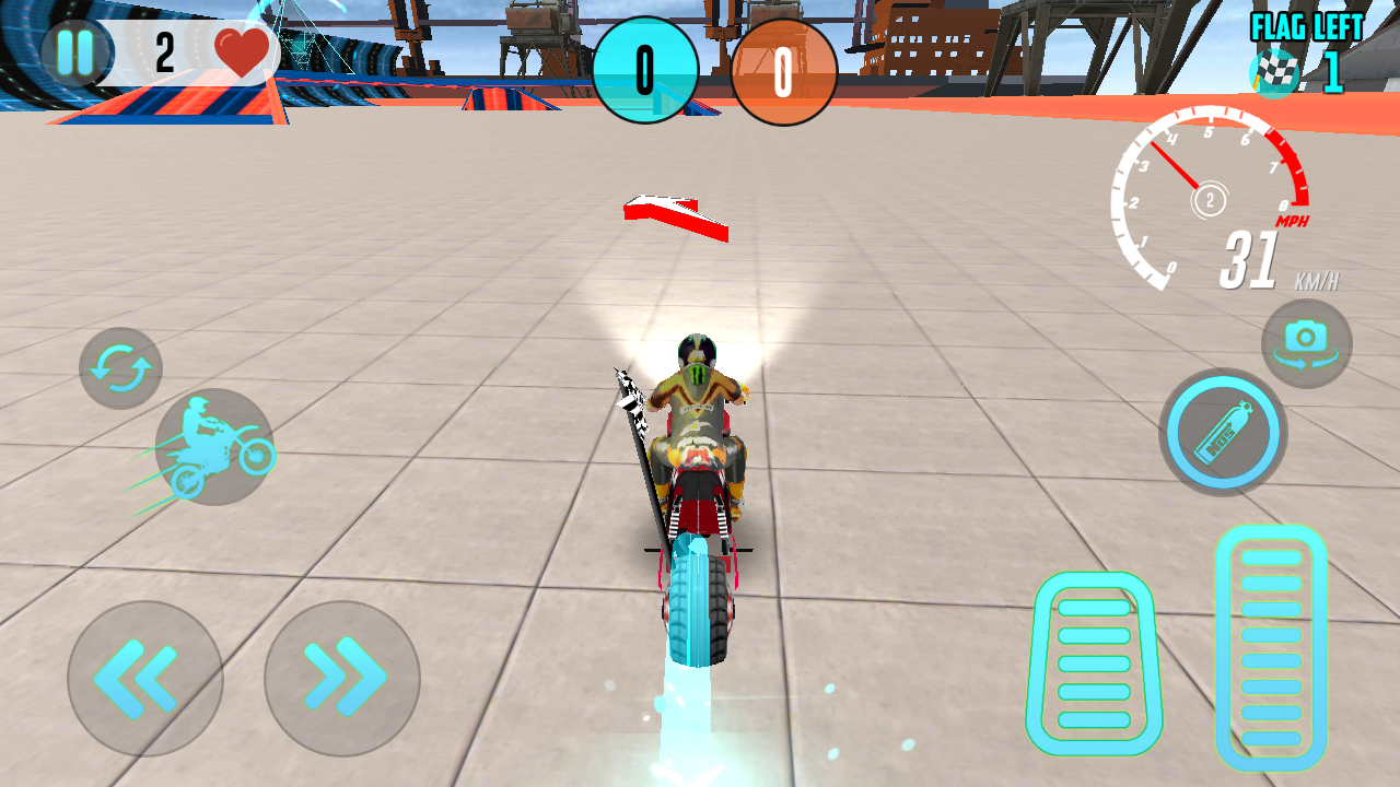 轻型自行车特技赛车无限金币版