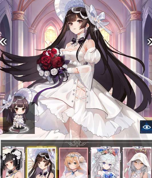 《零之战线》花嫁皮肤一览