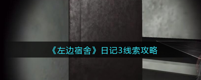 《孙美琪疑案：左边宿舍》三级线索——日记3