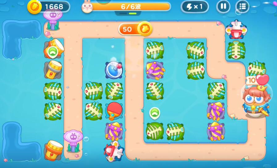 《保卫萝卜4》海的闺女81关攻略