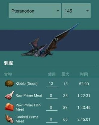 方舟生存进化风神翼龙吃什么饲料驯服