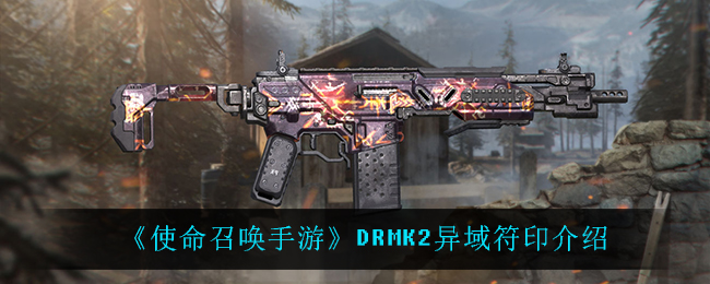 使命召唤手游DRMK2异域符印介绍