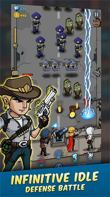 僵尸战争空闲防御破解版安卓app