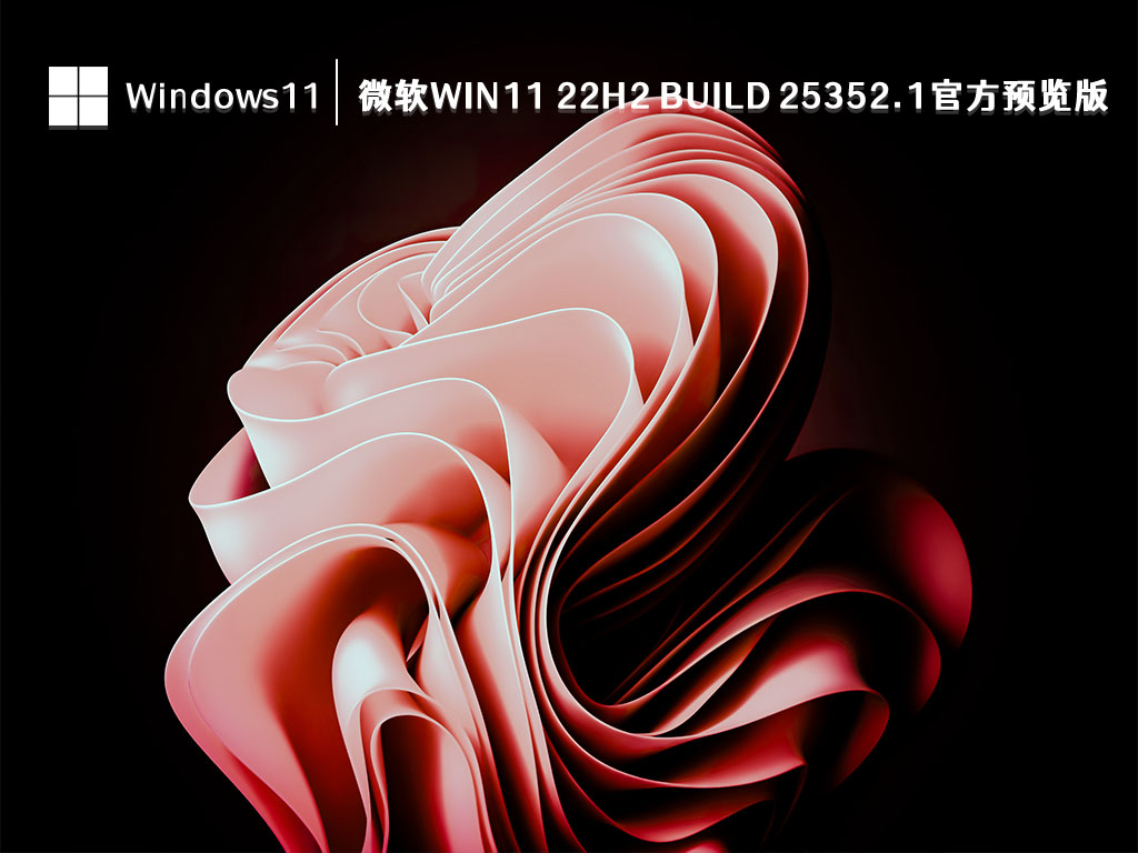 微软Win11 22H2 Build 25352.1官方预览版简体版_微软Win11 22H2 Build 25352.1官方预览版专业版最新版