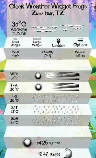 时钟天气青蛙app最新版