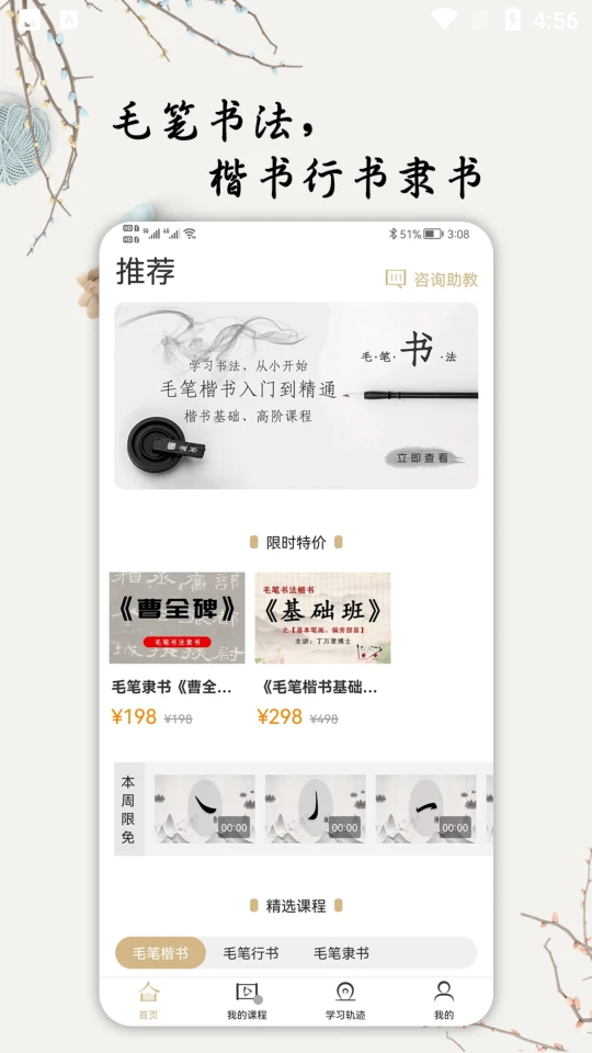 萌鸽毛笔书法入门