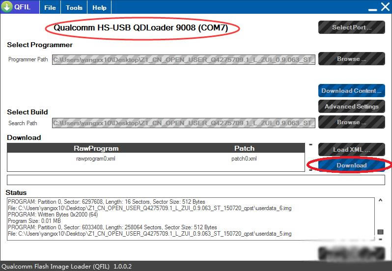 zuk  z1刷机教程 zuk  z1线刷刷机教程