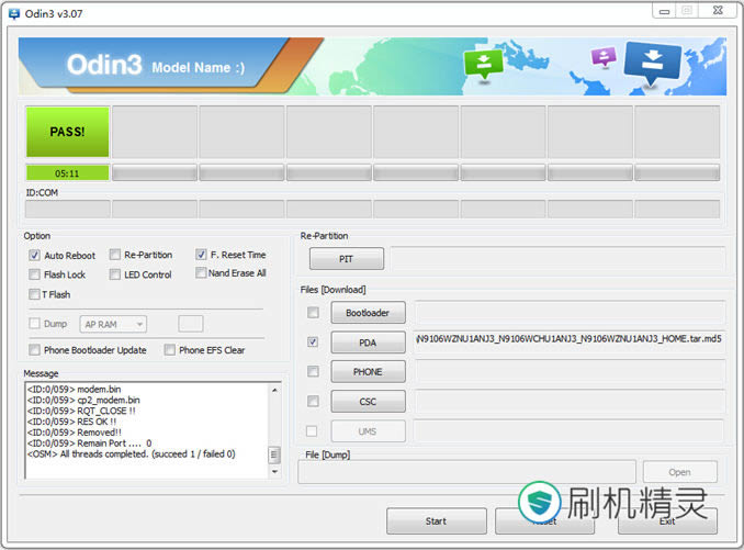 三星GALAXY  Note  4刷机教程 N9106W恢复教程