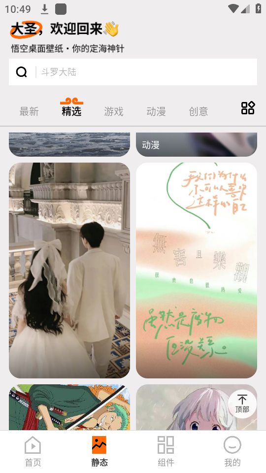 悟空桌面壁纸免费苹果版