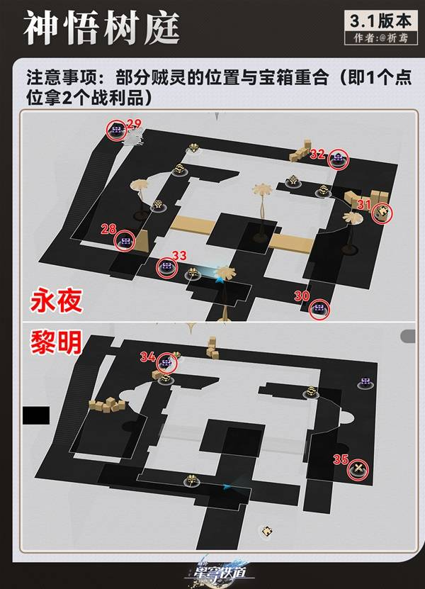 崩坏星穹铁道永夜呓语密林神悟树庭宝箱收集攻略 永夜呓语密林神悟树庭收集宝箱大全[多图]图片5