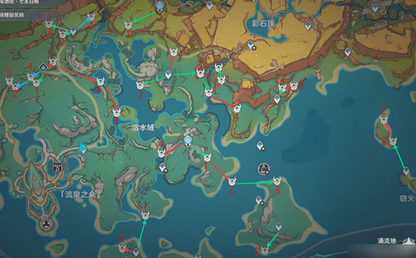 原神龙冠武士的金哨位置在哪里 龙冠武士的金哨收集路线[多图]图片6