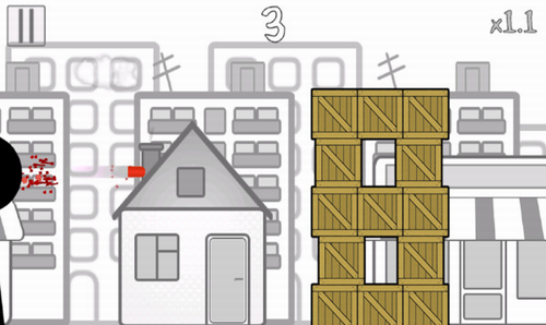 火柴人疯狂子弹游戏